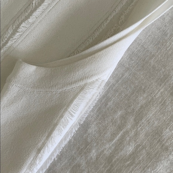 Theory White work short-sleeve top sz Small - Picture 8 of 9